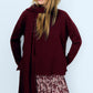 Agatha Jumper Plum