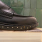 Mocassins noir semelle clous