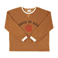 Long sleeve | Brown w/ "child of god" print