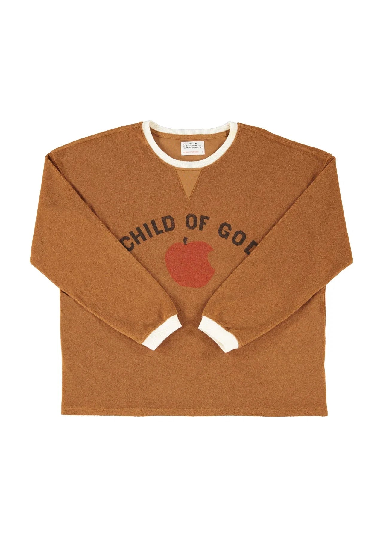 Long sleeve | Brown w/ "child of god" print