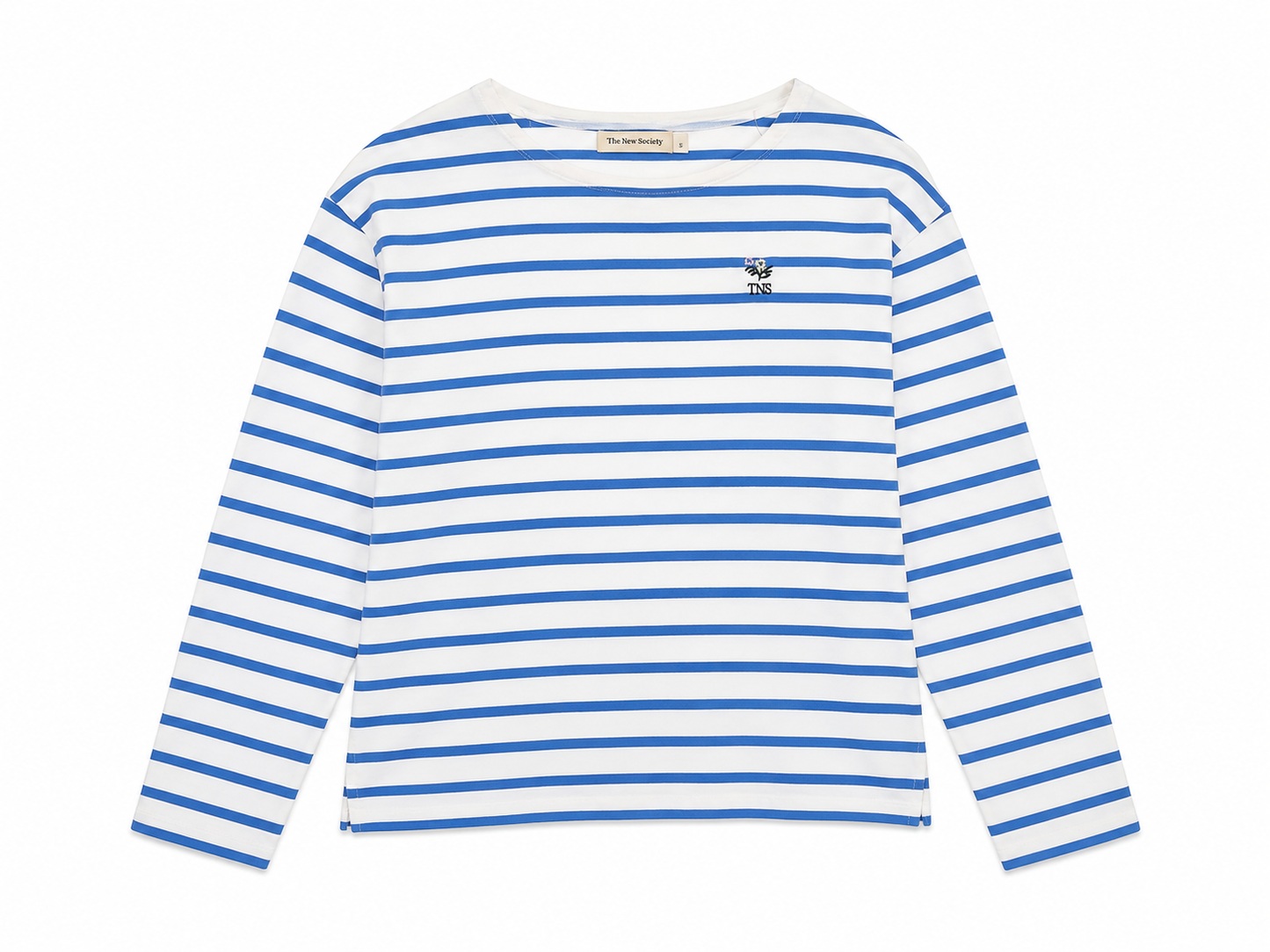 Burnet Woman T-shirt - Vista Blue Jersey Stripes