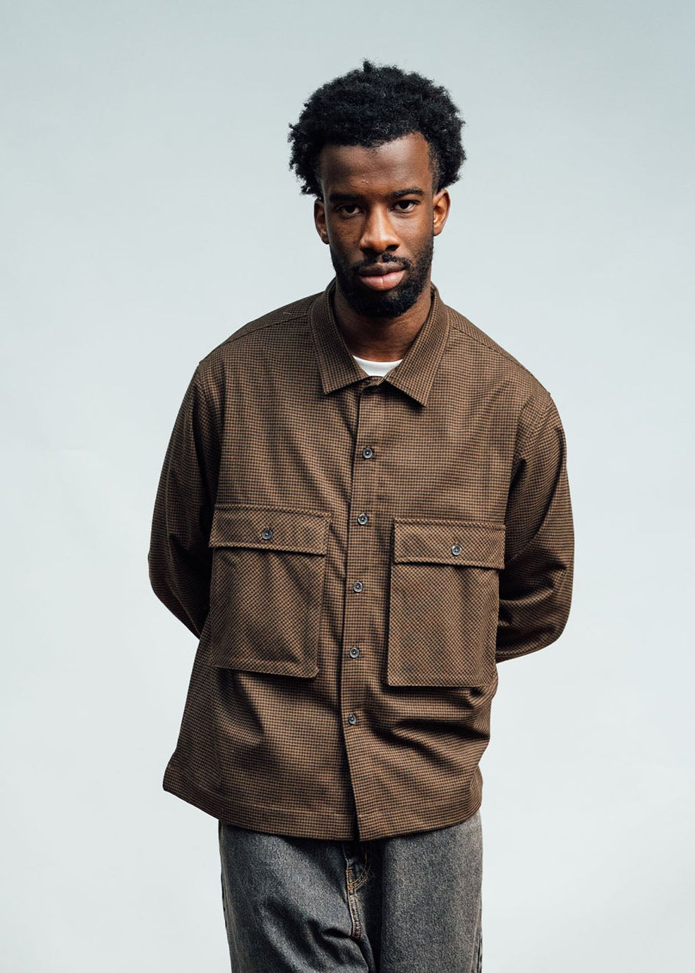 Chemise Billy - Check Marrone