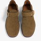 Slipper-mule Lucca - cuir suédé kaki