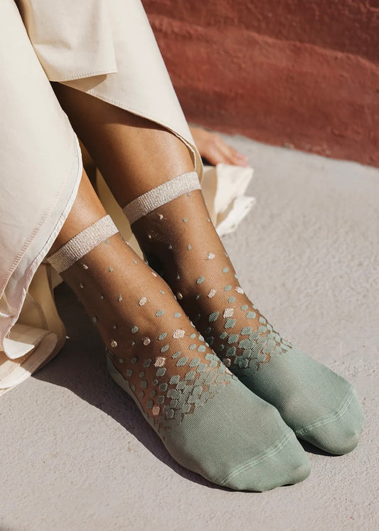 Chaussettes NakaMeguro - Champagne