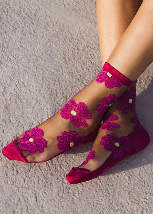 Chaussettes Murano - Fuchsia
