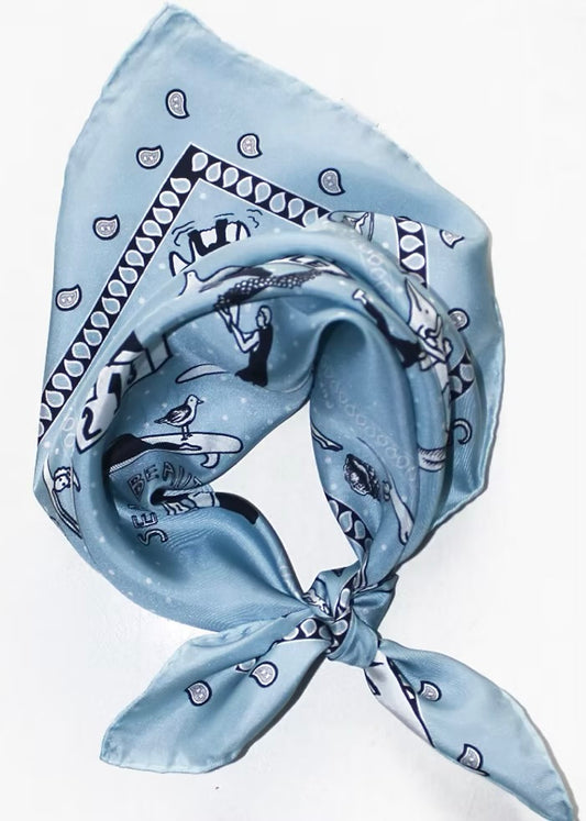 Bandana Sea Beauty - Bleu clair