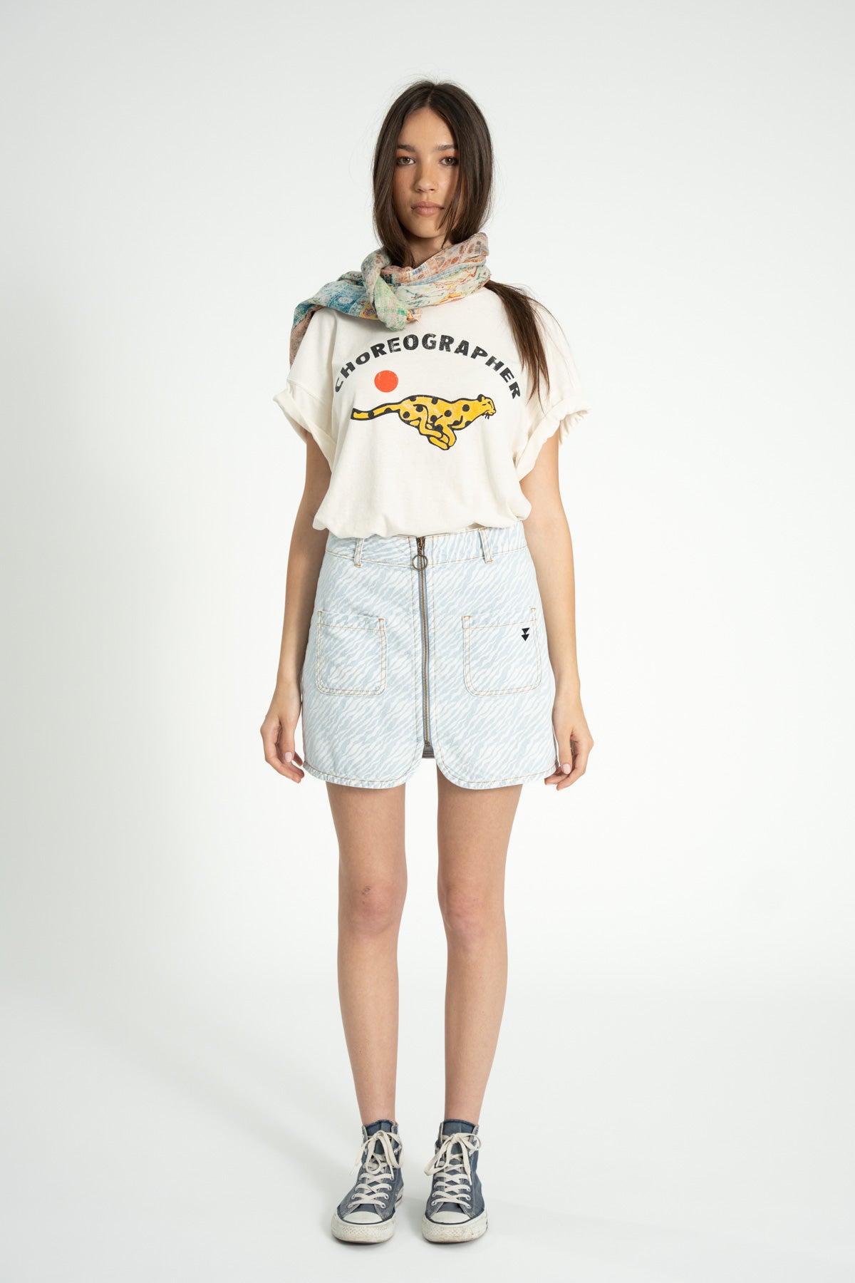 T-shirt short sleeves - Écru choreographer