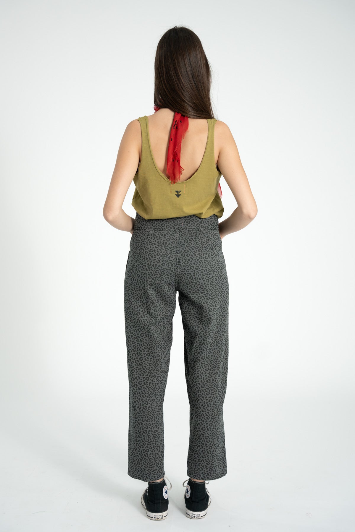 Top v-neck - Olive green choreographer