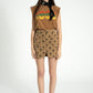 Sleeveless t-shirt shoulder pads - Brown 1980