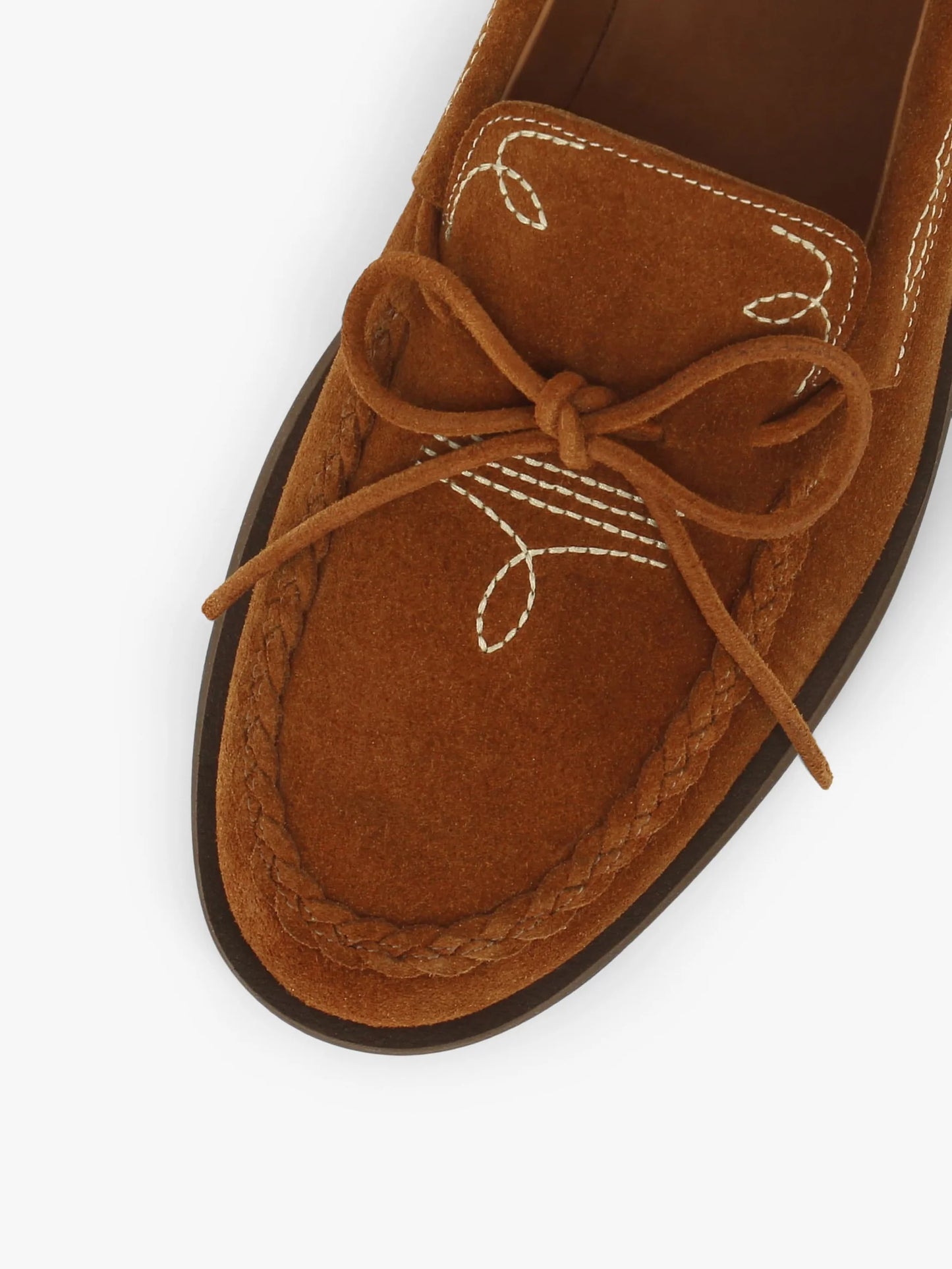 Mocassins Totem - cuir suédé camel