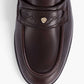 Mocassins Ringo - cuir lisse chocolat