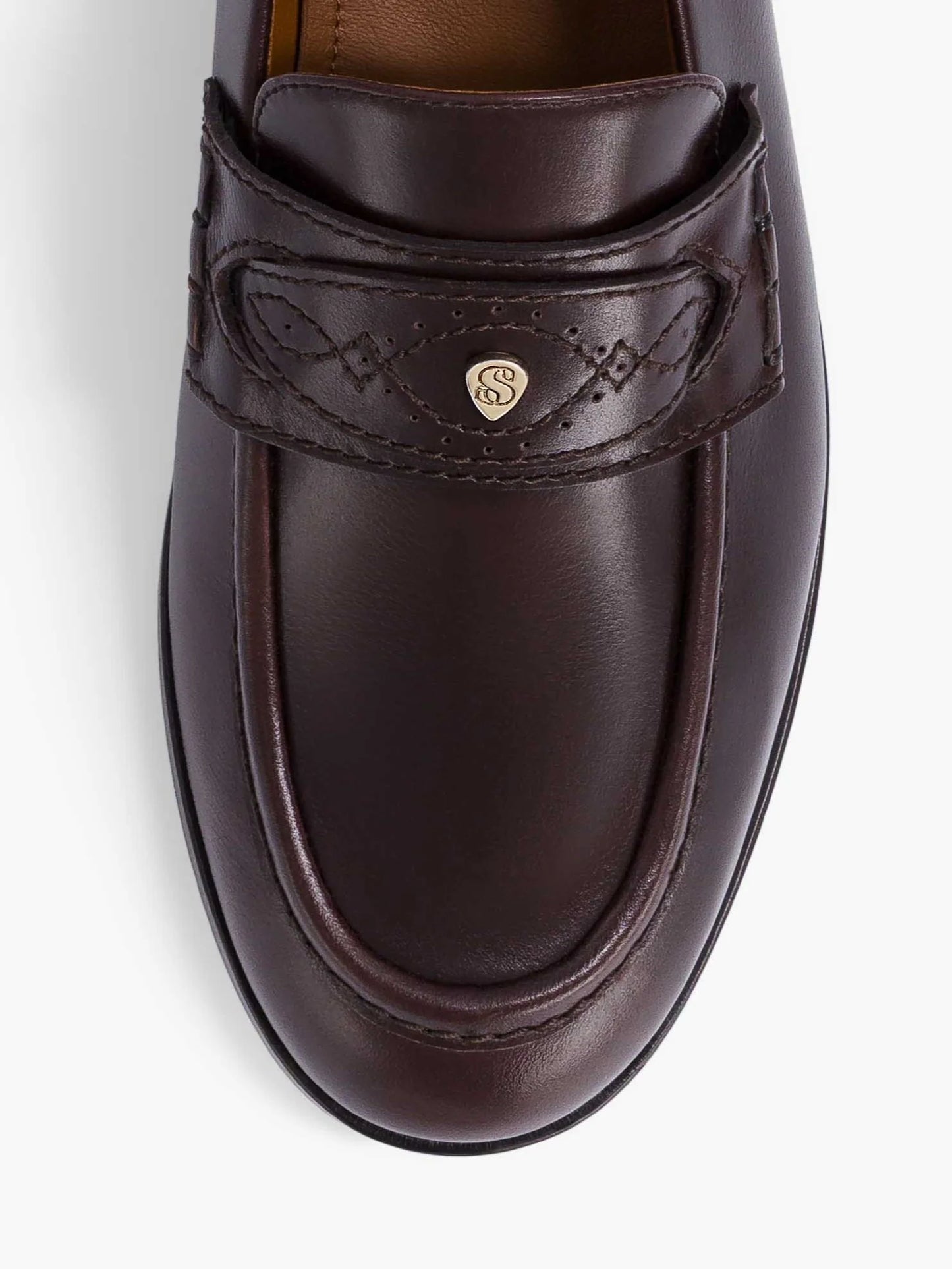 Mocassins Ringo - cuir lisse chocolat