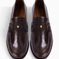 Mocassins Ringo - cuir lisse chocolat