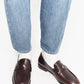 Mocassins Ringo - cuir lisse chocolat