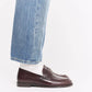 Mocassins Ringo - cuir lisse chocolat