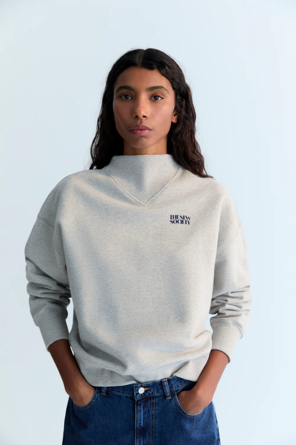 Lola Sweatshirt Stellar Grey Melange