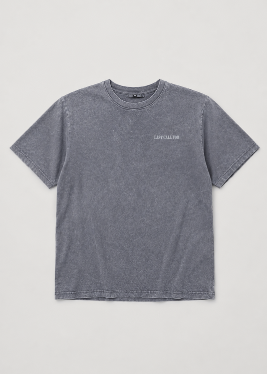 T-shirt Support local business - stone wash