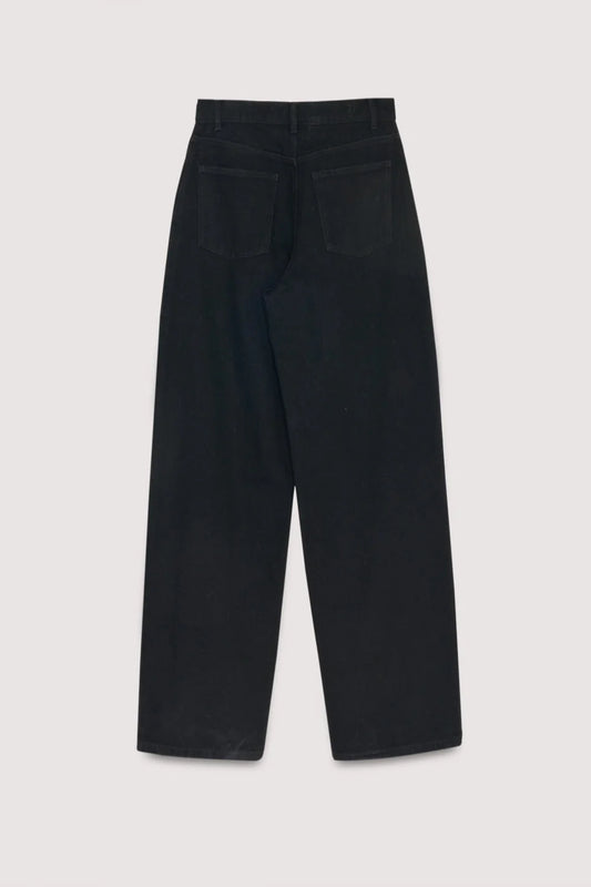 Wide Leg Pant Black Denim